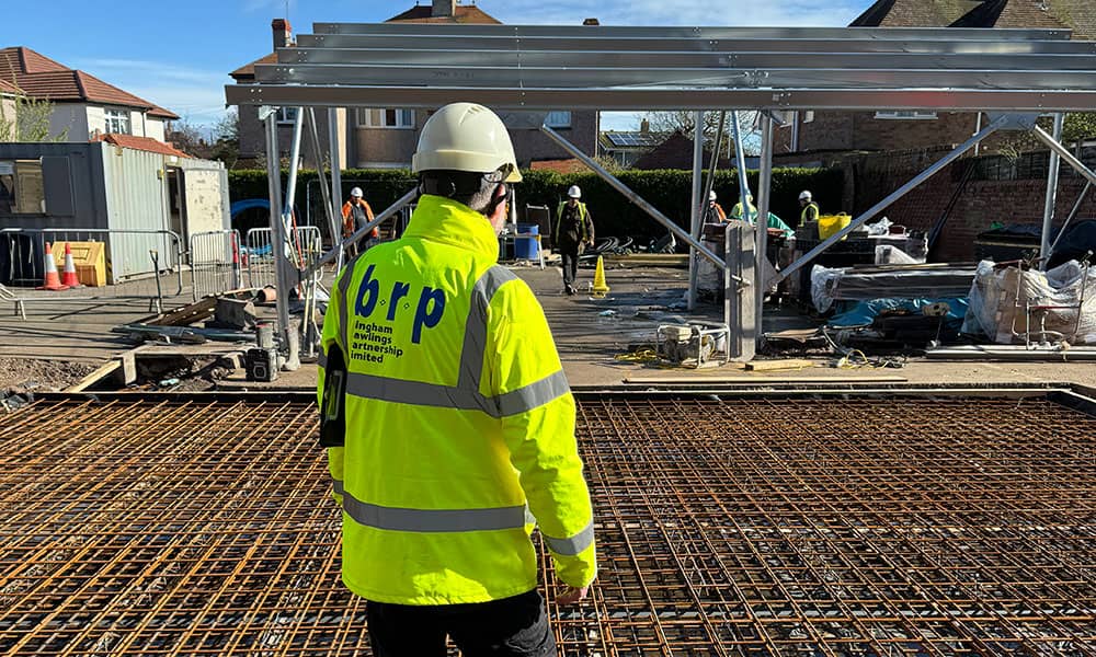 BRP at construction site