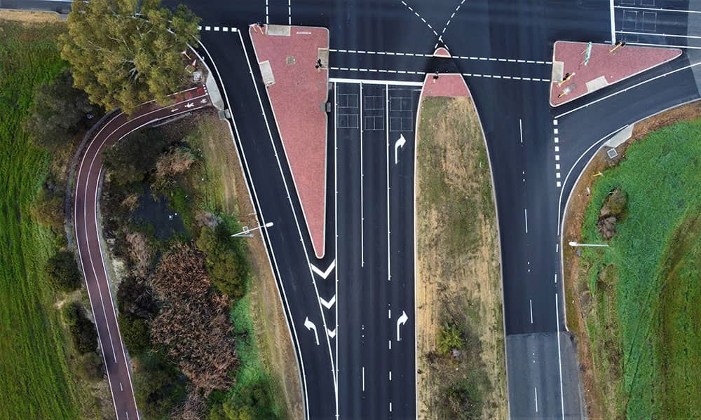 Wrexham road network
